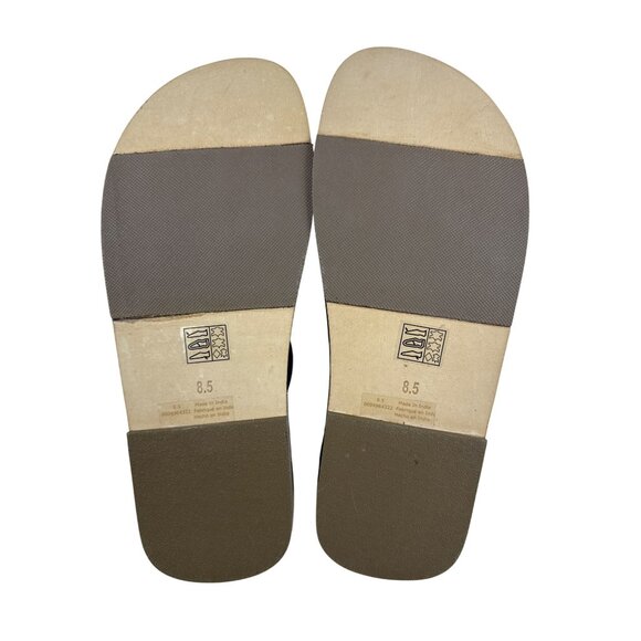 Free People Women's Hadden Sandals Flat Open Toe Black Suede Size US 8.5 - Picture 6 of 8